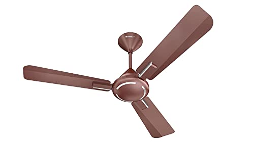 Havells 1200mm Ambrose Energy Saving Ceiling Fan (Nickel Pearl Brown, Pack of 1)