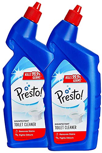 Amazon Brand – Presto! Toilet Cleaner – 1 L (Pack of 2)