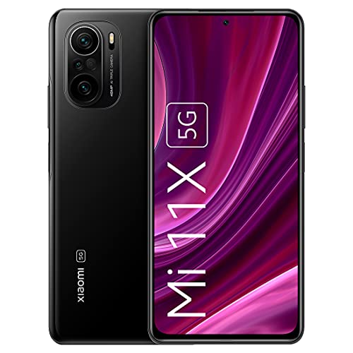 Mi 11X Cosmic Black 6GB RAM 128GB ROM Storage 5G | SD 870 | DisplayMate A+ rated 120Hz E4 AMOLED | 48MP Sony sensor
