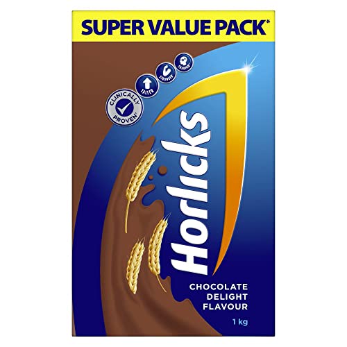 Horlicks Chocolate Health & Nutrition Drink for Kids, 1 kg Refill Pack | Taller, Stronger, Sharper | For Immunity & Growth | Health Mix Powder