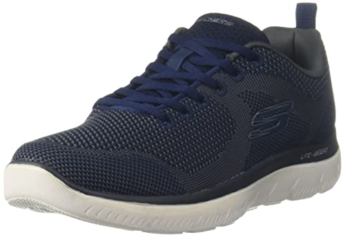 Skechers Mens Summits – Brisbane Navy Casual Shoe -9 UK (10 US) (232057ID)