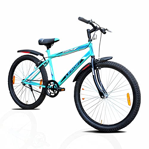 Leader Scout Mtb 26T Mountain Bicycle/Bike Without Gear Single Speed For Men – Sea Green, Ideal For 10 + Years, Frame Size: 18 Inches