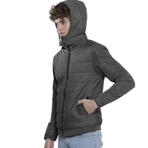 The Indian Garage Co Men’S Regular Jacket (0521-Jkt-77-02_Charcoal Xl)