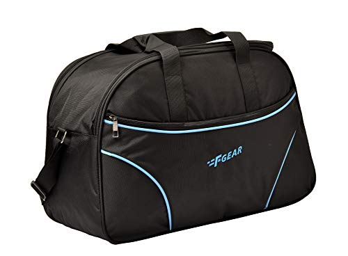 F Gear Maverick 45 Liter Black Blue Travel Duffel (2878)