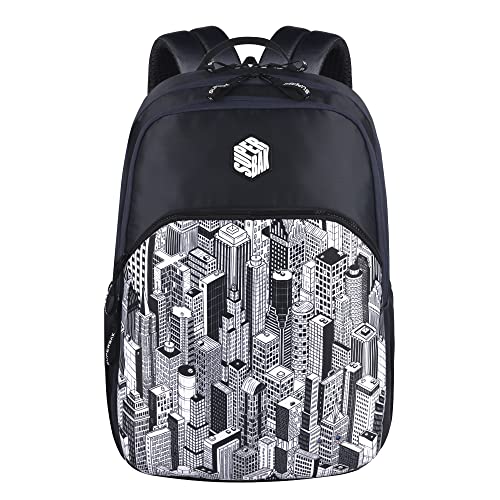 Superbak Montana 39 Ltrs School Laptop Backpack (India Ink-Black), One Size (Lbpmntna5201)