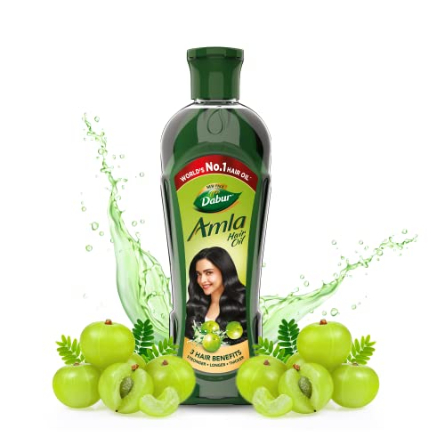 Dabur Amla Hair Oil – 450 Ml | For Strong, Long And Thick Hair | Nourishes Scalp | Controls Hair Fall, Strengthens Hair & Promotes Hair Growth