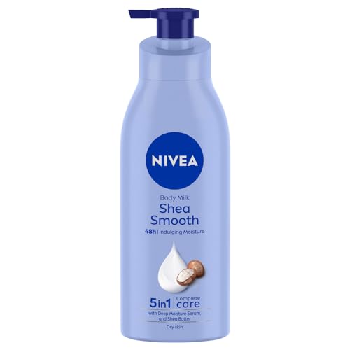 Nivea Shea Smooth 400Ml Body Lotion | 48 H Moisturization | With Deep Moisture Serum & Shea Butter | Non Greasy & Healthy Looking Skin