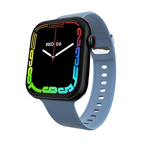 Sens Edyson 3 Pro With 1.85 Display, Bt Calling, Wireless Charging & 200 + Watch Faces Smart Watch (Glacier Blue)