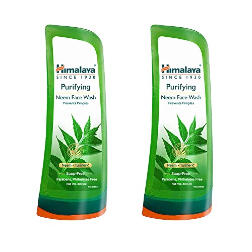 Himalaya Purifying Neem Face Wash 300Ml (Pack Of 2)