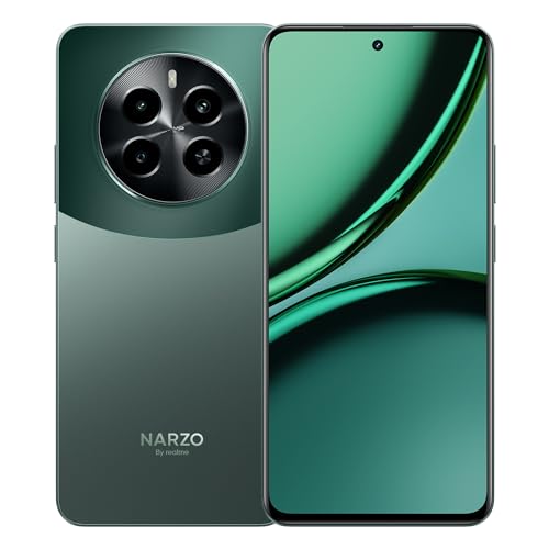 Realme Narzo 70X 5G（Forest Green, 6Gb Ram,128Gb Storage）| 120Hz Ultra Smooth Display | Dimensity 6100+ 6Nm 5G | 50Mp Ai Camera | 45W Charger In The Box