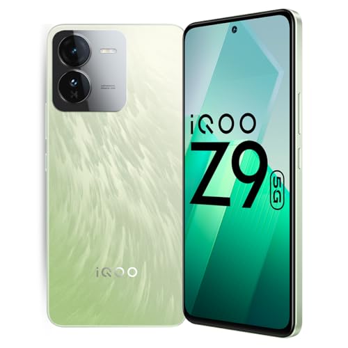 Iqoo Z9 5G (Graphene Blue, 8Gb Ram, 128Gb Storage) | Dimensity 7200 5G Processor | Sony Imx882 Ois Camera | 120Hz Amoled With 1800 Nits Local Peak Brightness | 44W Charger In The Box