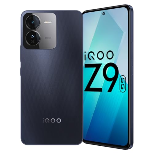 Iqoo Z9 5G (Graphene Blue, 8Gb Ram, 256Gb Storage) | Dimensity 7200 5G Processor | Sony Imx882 Ois Camera | 120Hz Amoled With 1800 Nits Local Peak Brightness | 44W Charger In The Box