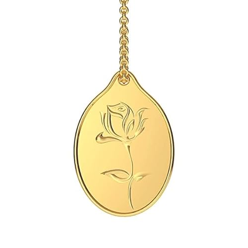 Malabar Gold & Diamonds 24K (999) 1Gram Rose Gold Coin Cum Pendant