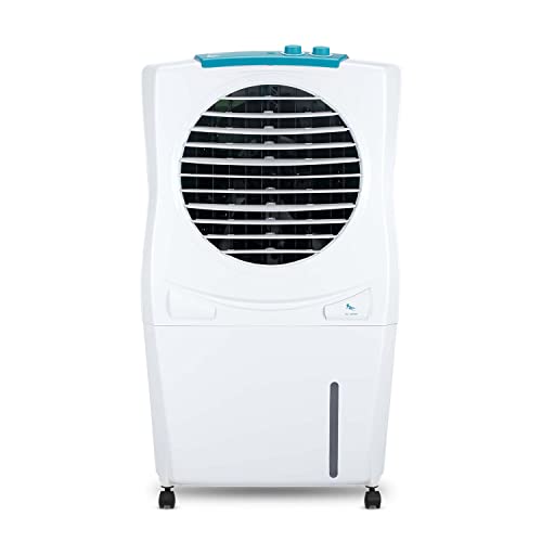Symphony HiFlo 40 Personal Air Cooler For Home with Powerful Blower, Honeycomb Pads, i-Pure Technology and Low Power Consumption (40L, Light Grey)