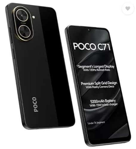 Poco C71, Power Black (4Gb, 64Gb)