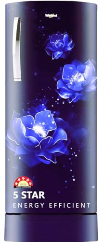 Haier 205L 5Star Direct Cool Single Door Refrigerator | Inverter Compressor | Wide Freezer Space | Bigger Ice Tray | Longer Cooling Retention | Easy Clean Back (Hed-215Mrb-N, Marine Rose, Base Stand)