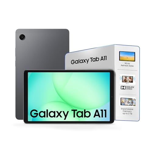Samsung Galaxy Tab A11, 22.05 Cm (8.7 Inch) Tft Lcd Display, 8 Gb Ram, 128 Gb Storage, Wi-Fi Tablet, Gray