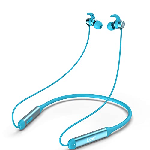 Boat Rockerz 330 In-Ear Bluetooth Neckband With Upto 30 Hours Playtime, Asap Charge, Signature Sound, Dual Pairing & Ipx5 With Mic (Teal Green)