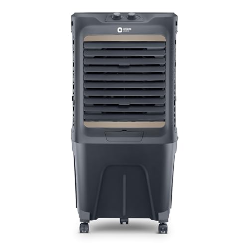 Havells Koolstorm 95 L Desert Air Cooler For Home/Office| Powerful Air-Delivery| Bacteria Shield Honeycomb Pads|Xxl Ice Chamber| Ice Chill Drip Technology |Inverter Compatible|Front Wheels With Brakes