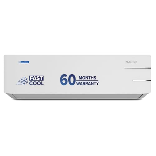 Blue Star 1.3 Ton 3 Star, Inverter Split Ac (Copper,Convertible 5 In 1 Cooling, Auto Defrost, Multi Sensors, Dust Filters, Blue Fins, Ic315Ynu,White)