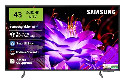 Samsung 108 Cm (43 Inches) Vision Ai 4K Ultra Hd Smart Qled Tv Qa43Qef1Aulxl