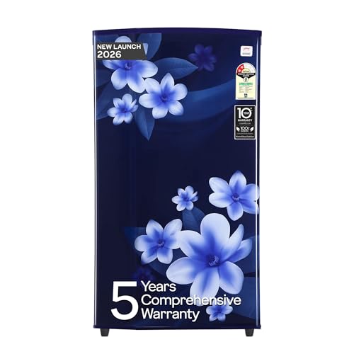 Godrej 180L 2 Star Direct Cool Single Door Refrigerator With 5 Year Comprhensive Warranty, Jumbo Vegetale Tray, Toughened Glass Shelves (Rd Edge 205Bn Thf Pp Bl, Pep Blue)