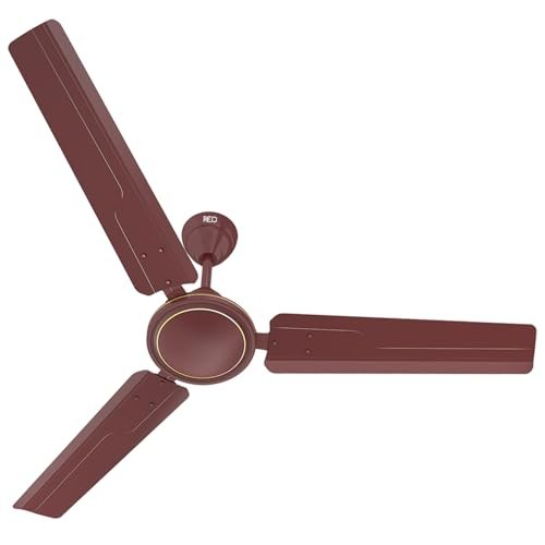 Havells Reo Vaayu 1200Mm Es Ceiling Fan | High Speed, High Air Delivery | Strong & Powerful, Air Delivery: 220Cmm| Rpm: 370| 2 Year Warranty | (Pack Of 1, Brown)