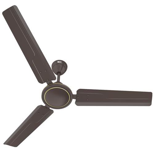 Havells Reo Vaayu 1200Mm Es Ceiling Fan | High Speed, High Air Delivery | Strong & Powerful, Air Delivery: 220Cmm| Rpm: 370| 2 Year Warranty | (Pack Of 1, Smoke Brown)
