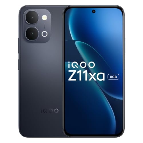 Iqoo Z11Xa 5G (Titan Black, 8Gb Ram, 128 Gb Storage) | Massive 7200Mah Battery | Dimensity 7400 Turbo Processor | Originos 6 With 4 Years Of Security Updates*