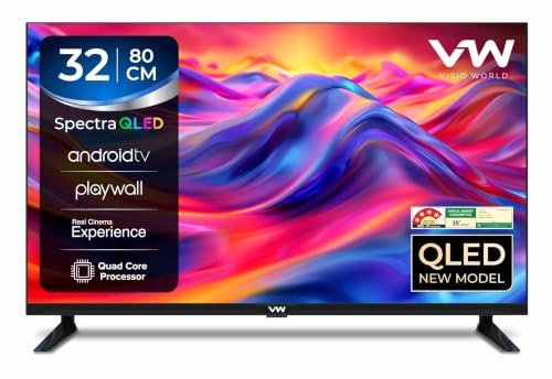 Visio World Vw 80 Cm (32 Inches) Smartchoice Spectra Series Full Hd Smart Qled Android Tv Vw32Aq3