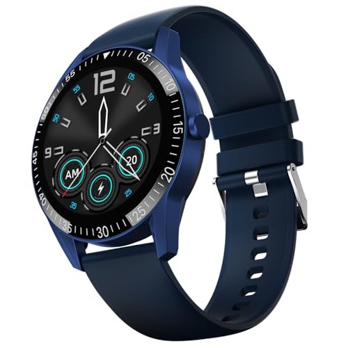 Fire-Boltt Talk Bluetooth Calling Smartwatch, 1.39″ Tft Display With Dual Button, Hands On Voice Assistance, 120 Sports Modes, In Built Mic & Speaker (Talk, Blue)