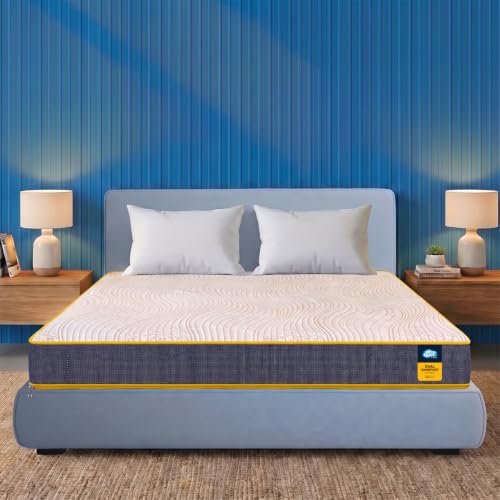 Centuary Mattresses Sleepables 6-Inch King Size Orthopedic Memory Foam Back Support Pressure Relieving Roll Pack High Resilience (Hr) Foam Mattress | 10 Years Warranty | (78X72X6)