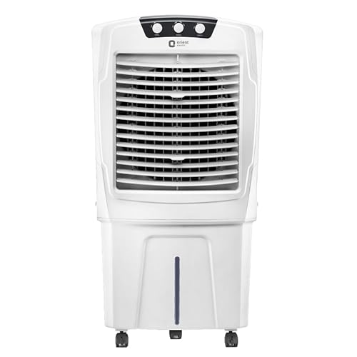 Orient Electric Aerostorm 92 L Desert Air Cooler For Home | Densenest Honeycomb Pads For More Cooling| Inverter Compatible | 4000 Mch High Air Delivery | Auto-Fill Feature |Air Cooler For Room | White